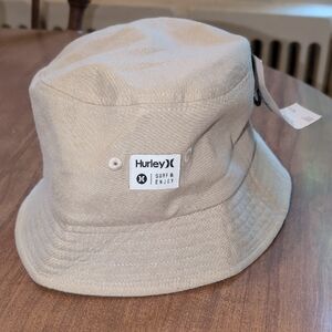 Hurley Tan Bucket Hat Classic Design